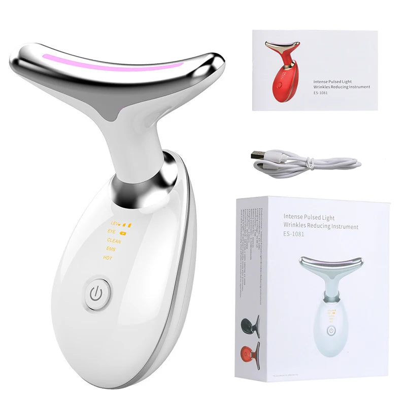 Neck and Facial skin tightening wand